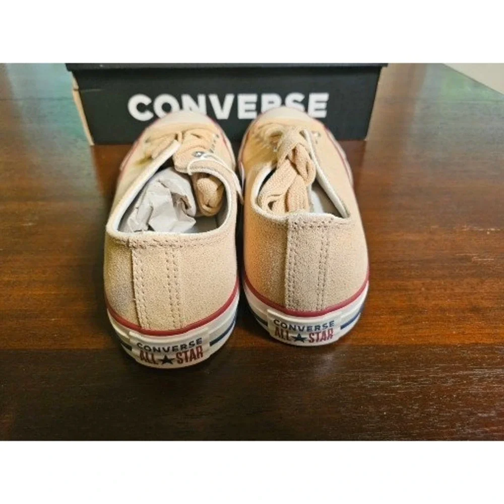Converse CTAS Ox Sneakers Mens 8 Woman 10 Coastal Dune Suede Low Top A14811C - Picture 3 of 8